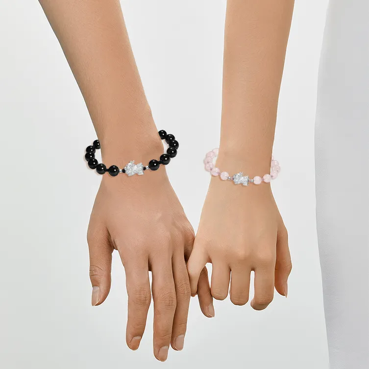 VANA Obsidian Jade Bracelets Unisex-15