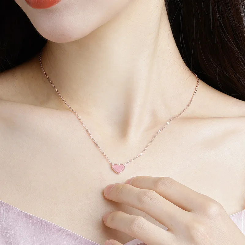 VIGG S925 Silver Necklaces Women's-6