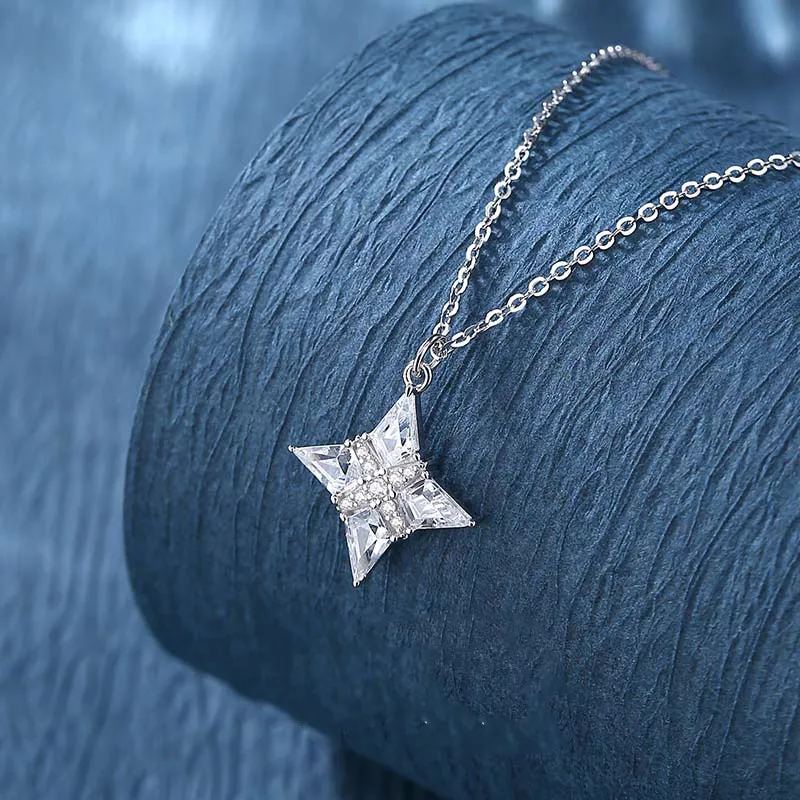 VANA 925 Sterling Silver Zircon Necklaces Women's-3