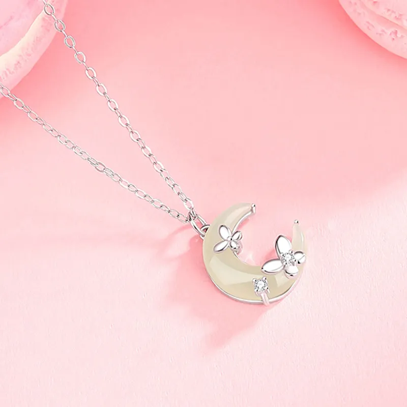 VANA Hetian Jade Necklaces Pale Greenish White Jade Women's-4