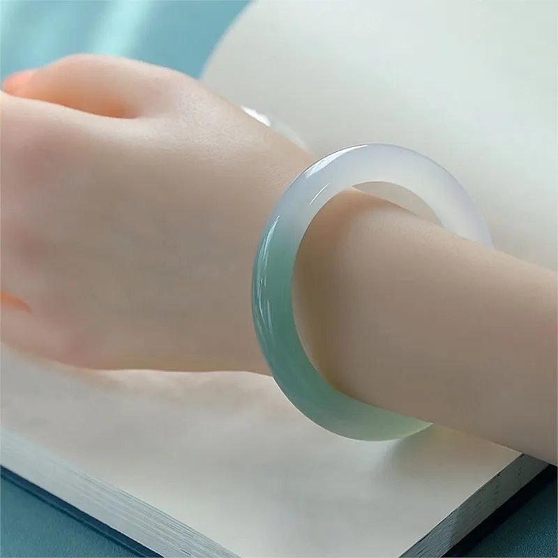 VANA Chalcedony Jade Bangles Women's-3