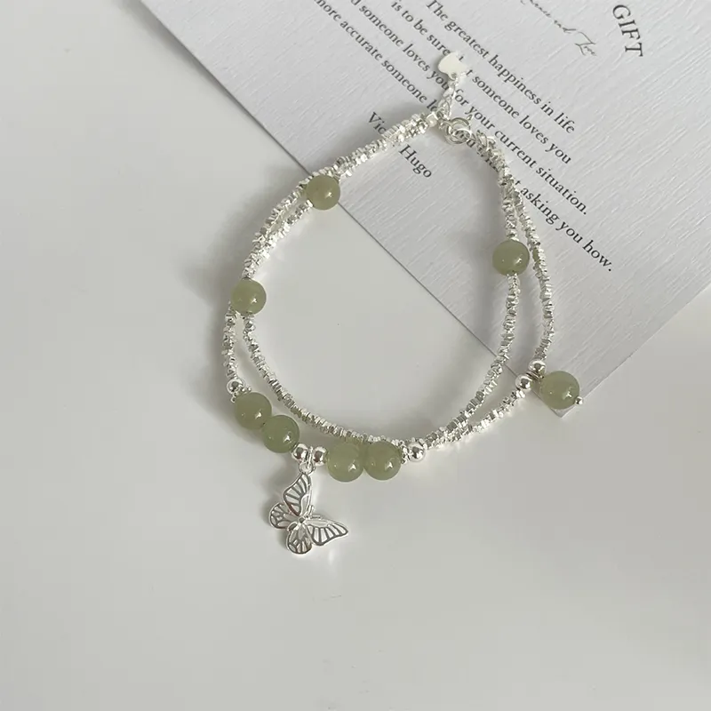 VANA Hetian Jade Bracelets Pale Greenish White Jade Women's-1