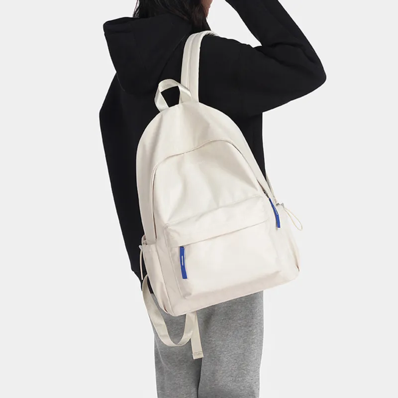 ROBERTA DI CAMERINO Fabric Backpack Regular Women's White/Pink/Blue-5
