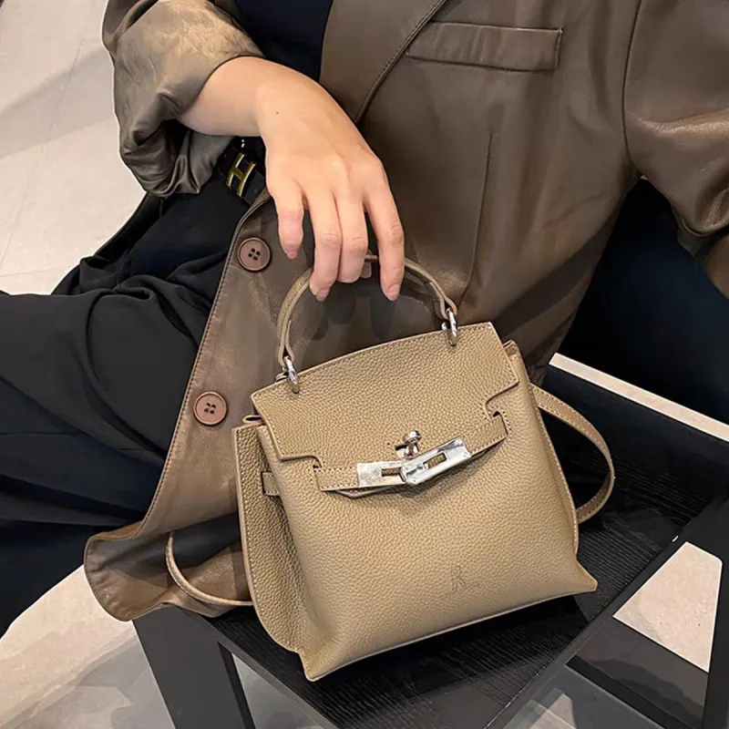 ROBERTA DI CAMERINO Cow Leather Kelly Bag Handbag Women's Multicolor-1