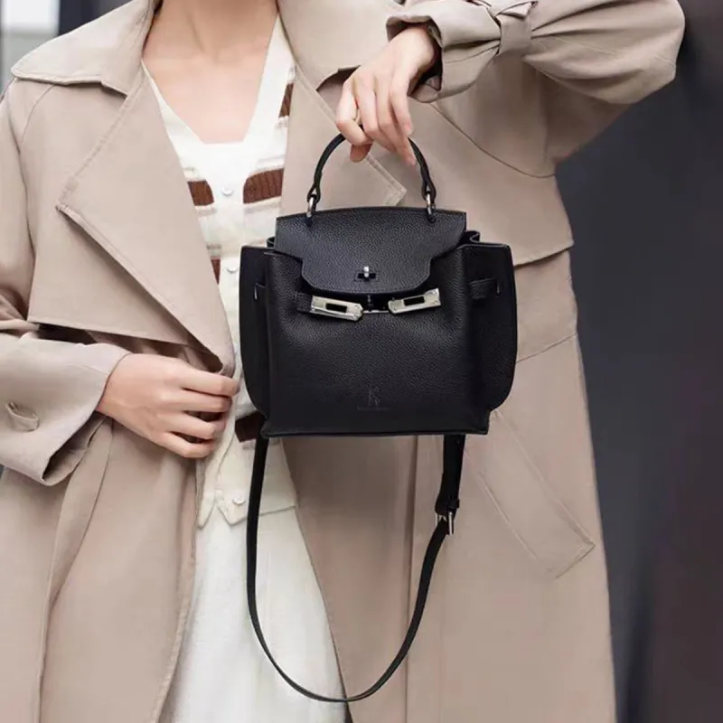 ROBERTA DI CAMERINO Cow Leather Kelly Bag Handbag Women's Multicolor-5