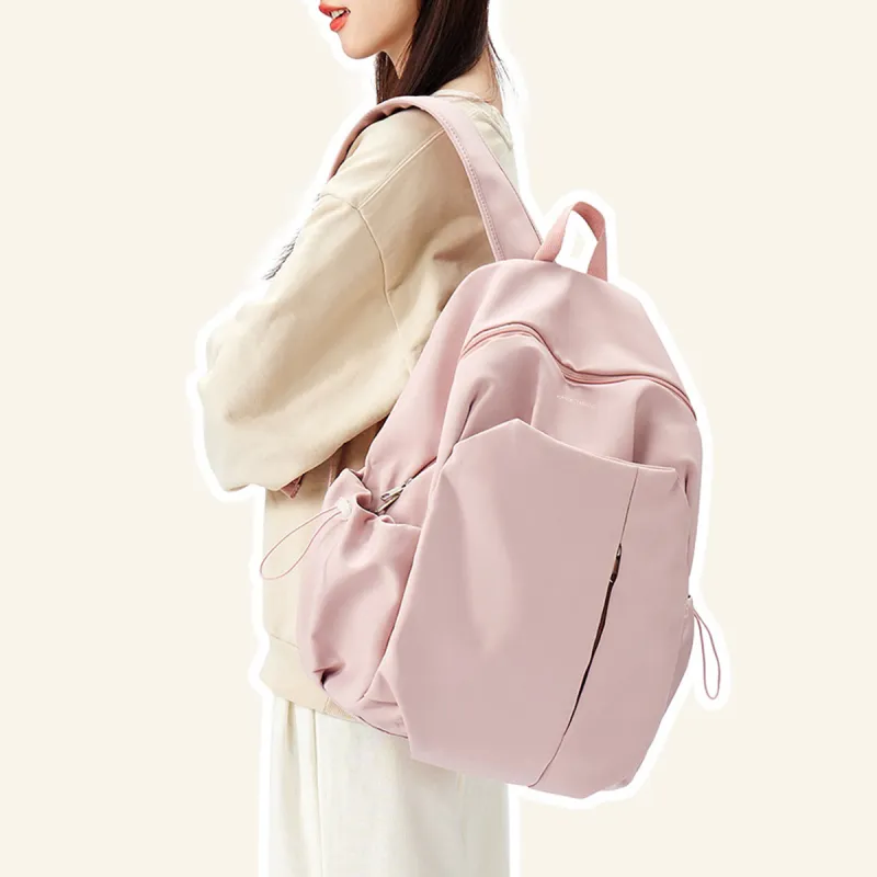 ROBERTA DI CAMERINO Fabric Backpack Large Size Women's Green/Pink/Ecru-5