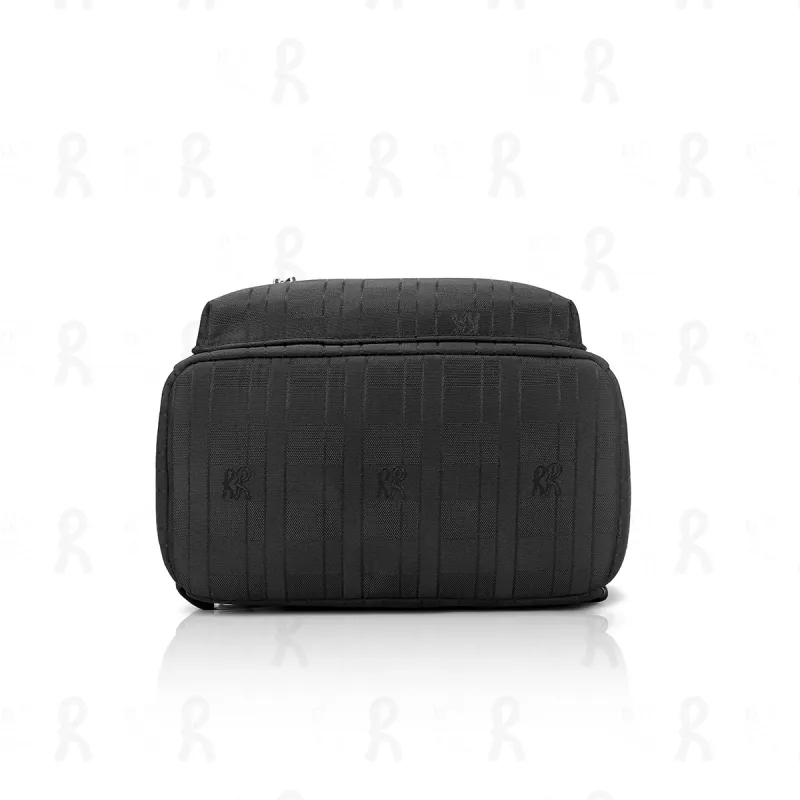 ROBERTA DI CAMERINO Fabric Backpack Unisex Black-4