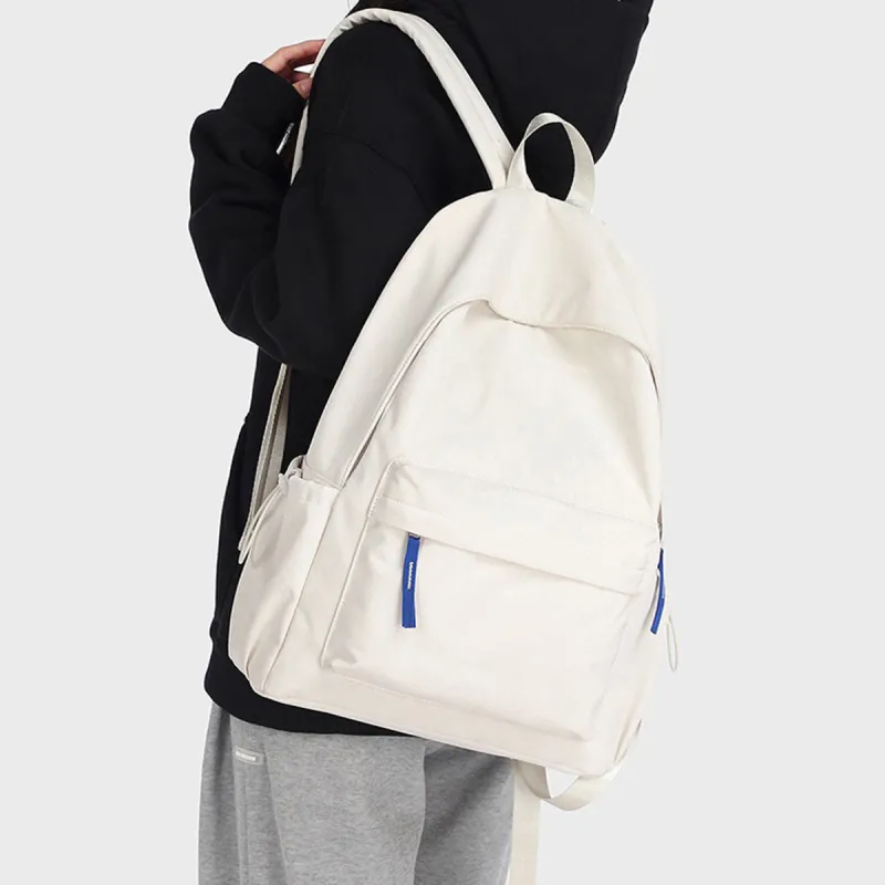ROBERTA DI CAMERINO Fabric Backpack Regular Women's White/Pink/Blue-1