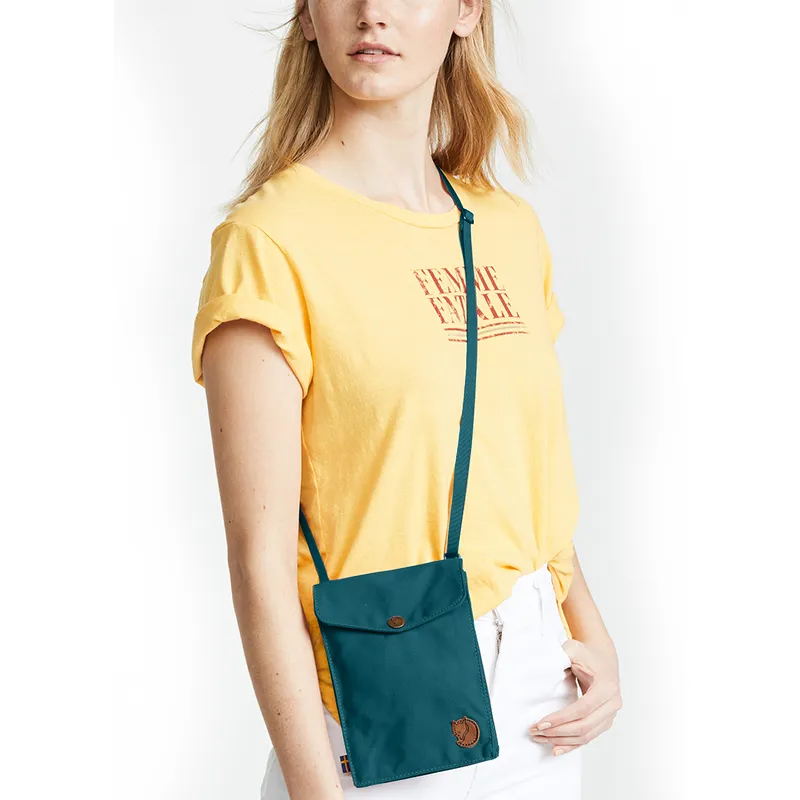 Fjallraven Cotton Crossbody Bag Regular Unisex Glacier Green-3