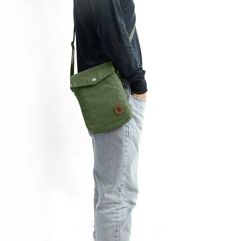 Fjallraven Polyester Crossbody Bag, Shoulder Bag Trumpets Unisex Green-4