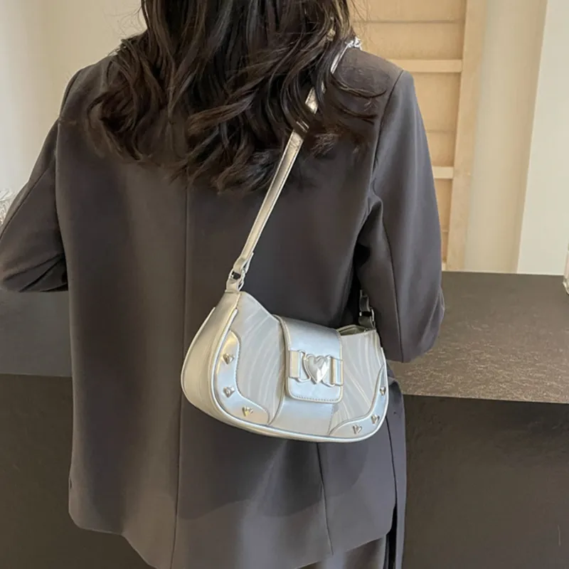 UNITE STAR PU Shoulder Bag Saddle Bag Handbag Shoulder Bag Regular Women's-5