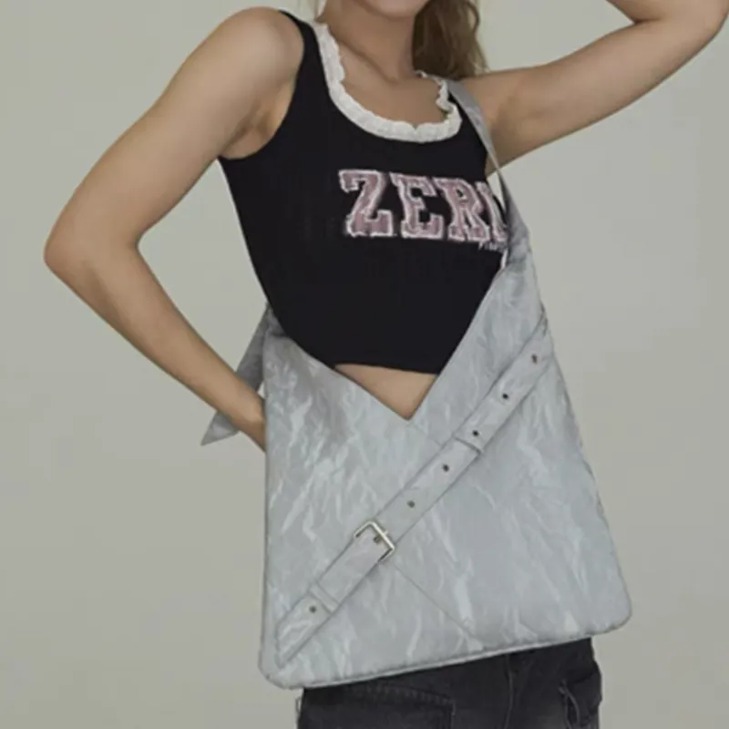 UNITE STAR PU Tote Combo Bag Shoulder Bag Women's Khaki/Pink/Black-20