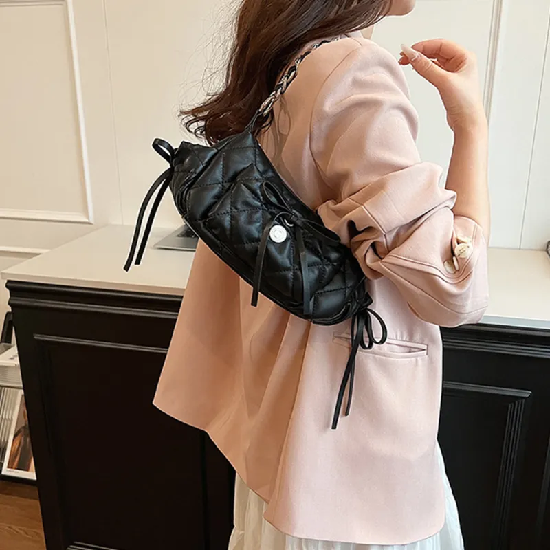 UNITE STAR PU Shoulder Bag Regular Women's Black/Pink/White/Blue-2