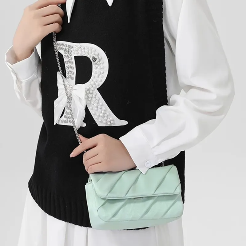 UNITE STAR PU Shoulder Bag, Crossbody Bag Regular Women's White/Pink/Black/Green/Blue-5