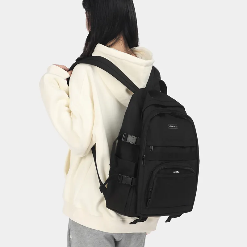 Sisea Fabric Backpack Regular Unisex Multicolor-5