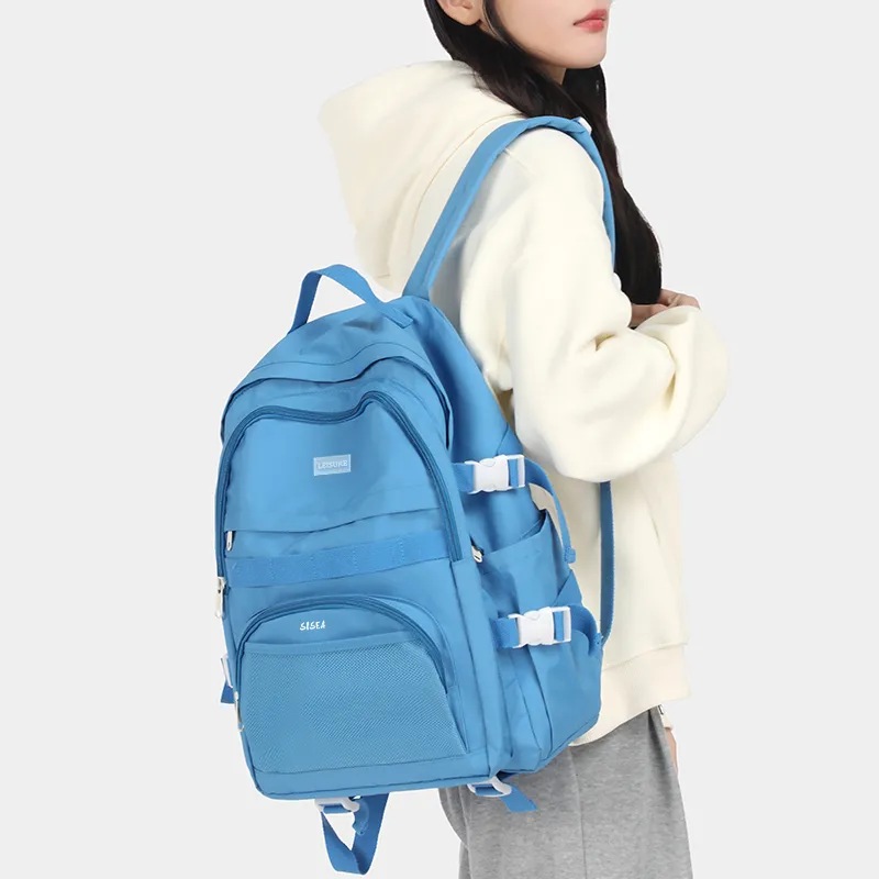 Sisea Fabric Backpack Regular Unisex Multicolor-18