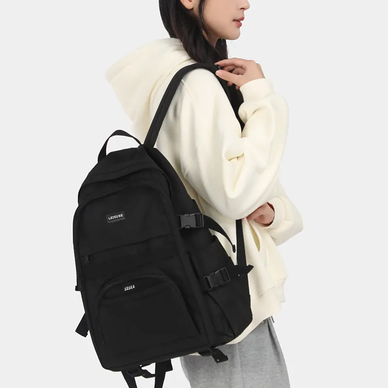 Sisea Fabric Backpack Regular Unisex Multicolor-4