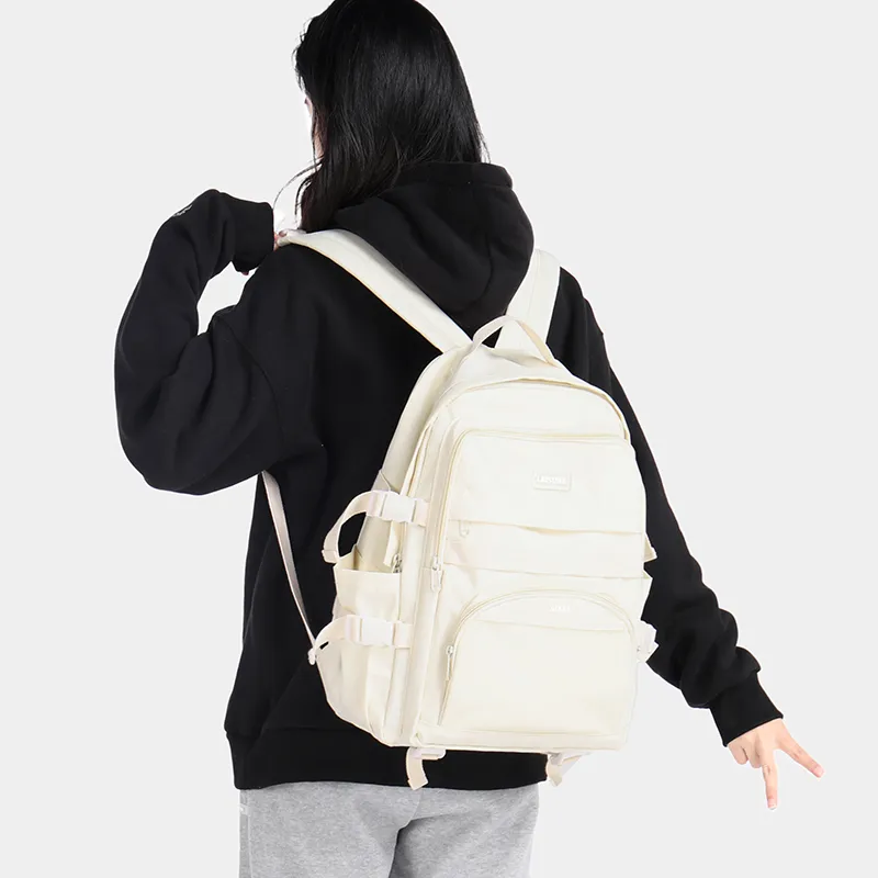 Sisea Fabric Backpack Regular Unisex Multicolor-11