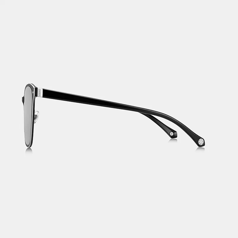 SEROVA TR90 Aviation Aluminum Square Sunglasses Unisex-12