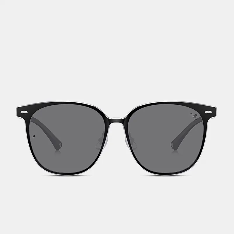 SEROVA TR90 Aviation Aluminum Square Sunglasses Unisex-20
