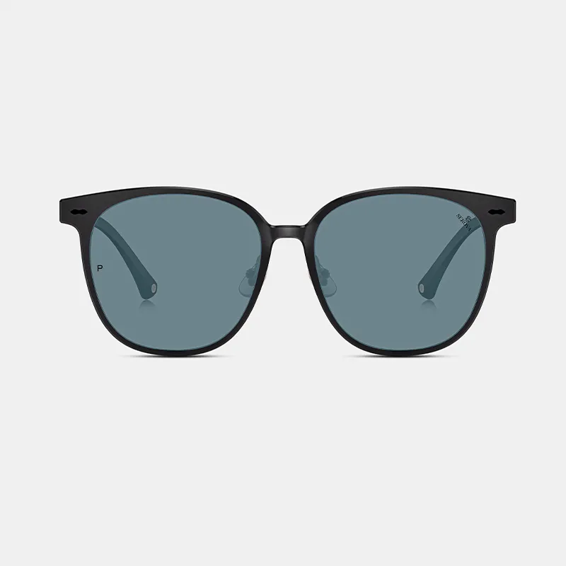 SEROVA TR90 Aviation Aluminum Square Sunglasses Unisex-14