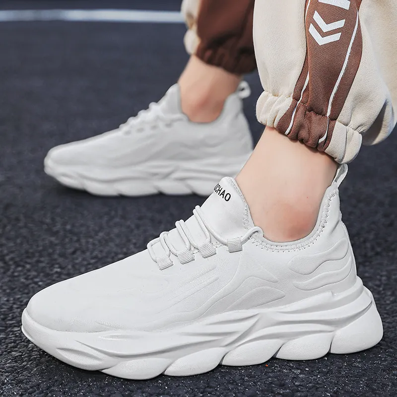 CAMOSI Cushioned Slip Resistant Low Top Chunky Sneakers Unisex-4