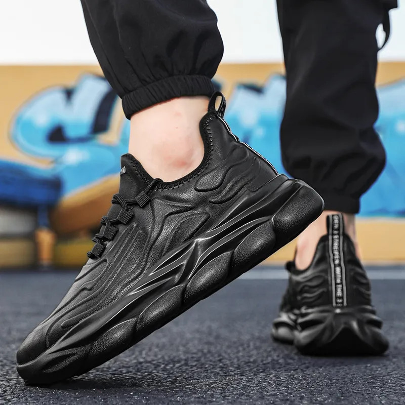 CAMOSI Cushioned Slip Resistant Low Top Chunky Sneakers Unisex-16