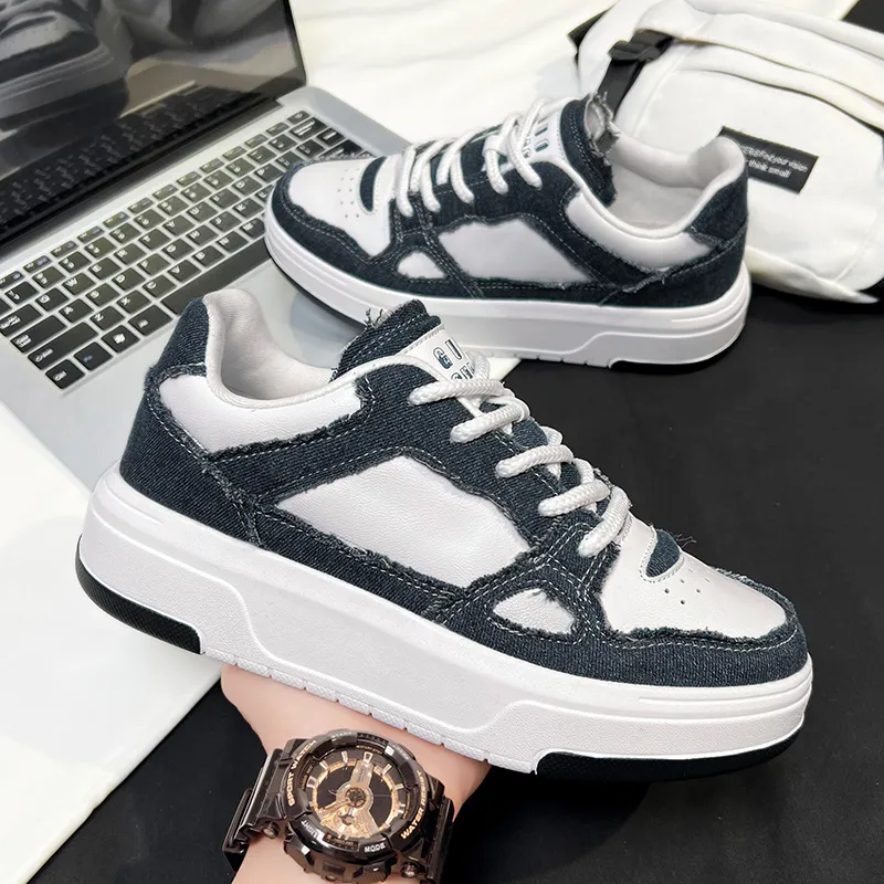 CAMOSI Breathable Lightweight Height Increasing Low-Top Casual Shoes Men's-40