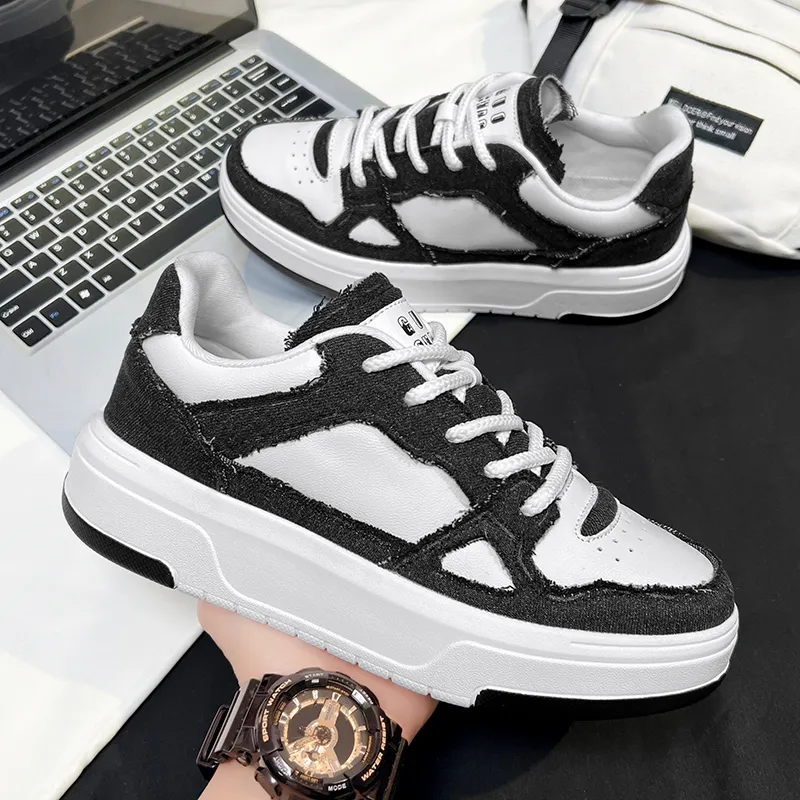 CAMOSI Breathable Lightweight Height Increasing Low-Top Casual Shoes Men's-17