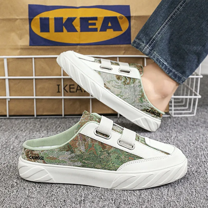 CAMOSI Abrasion Resistant Wrap toe Slippers Unisex-17