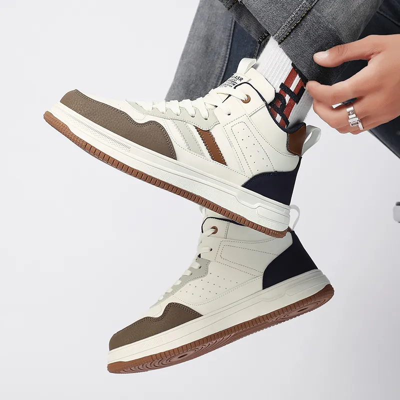 CAMOSI Wear-Resistant High-Top Casual Shoes Unisex-7