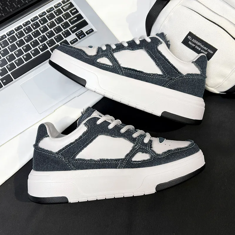 CAMOSI Breathable Lightweight Height Increasing Low-Top Casual Shoes Men's-41