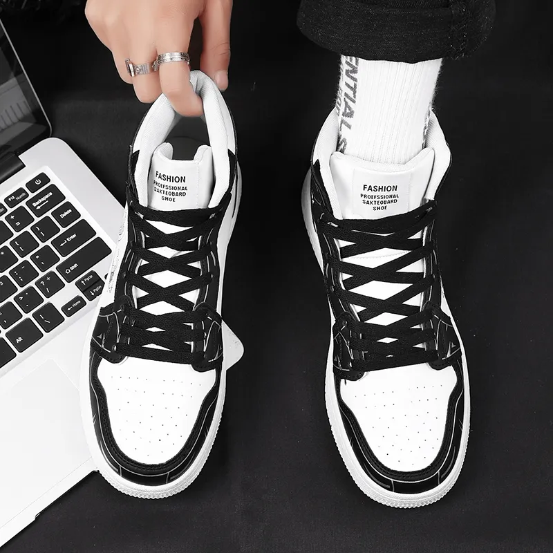 CAMOSI High Top Skateboard Shoes Men's-14