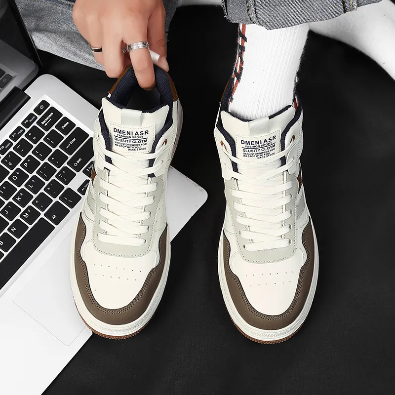 CAMOSI Wear-Resistant High-Top Casual Shoes Unisex-5