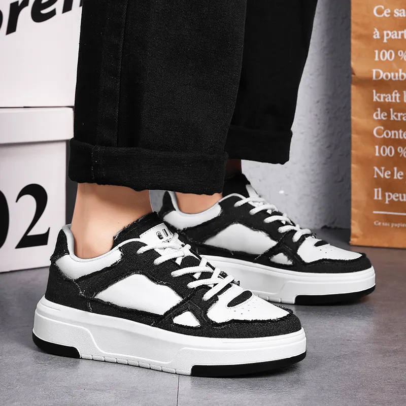 CAMOSI Breathable Lightweight Height Increasing Low-Top Casual Shoes Men's-11