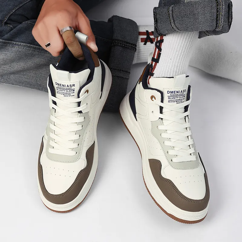 CAMOSI Wear-Resistant High-Top Casual Shoes Unisex-4