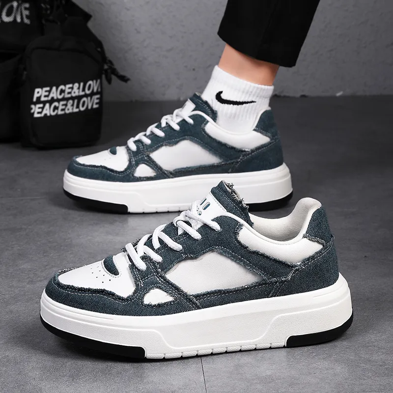 CAMOSI Breathable Lightweight Height Increasing Low-Top Casual Shoes Men's-37