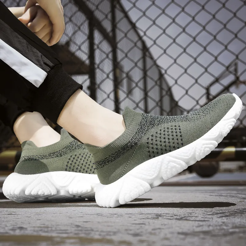 CAMOSI Abrasion Resistant Breathable Height Increasing Low Top Casual Shoes Unisex-7