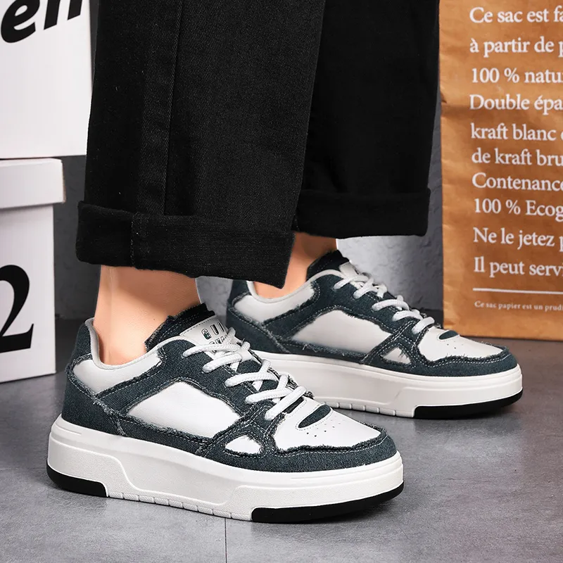 CAMOSI Breathable Lightweight Height Increasing Low-Top Casual Shoes Men's-35