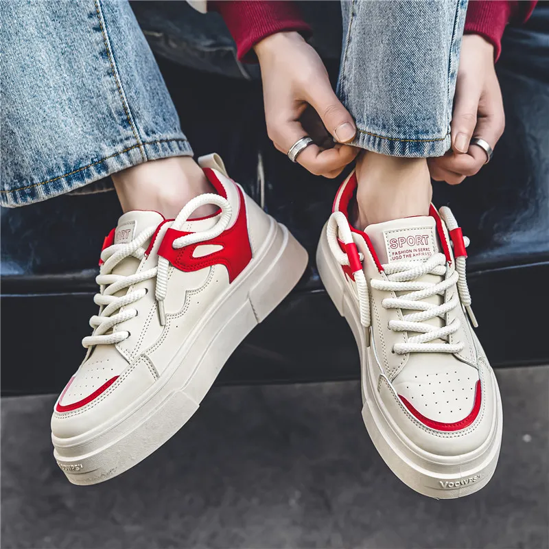 CAMOSI Slip Resistant Water Resistant Low Top Skateboard Shoes Men's-3