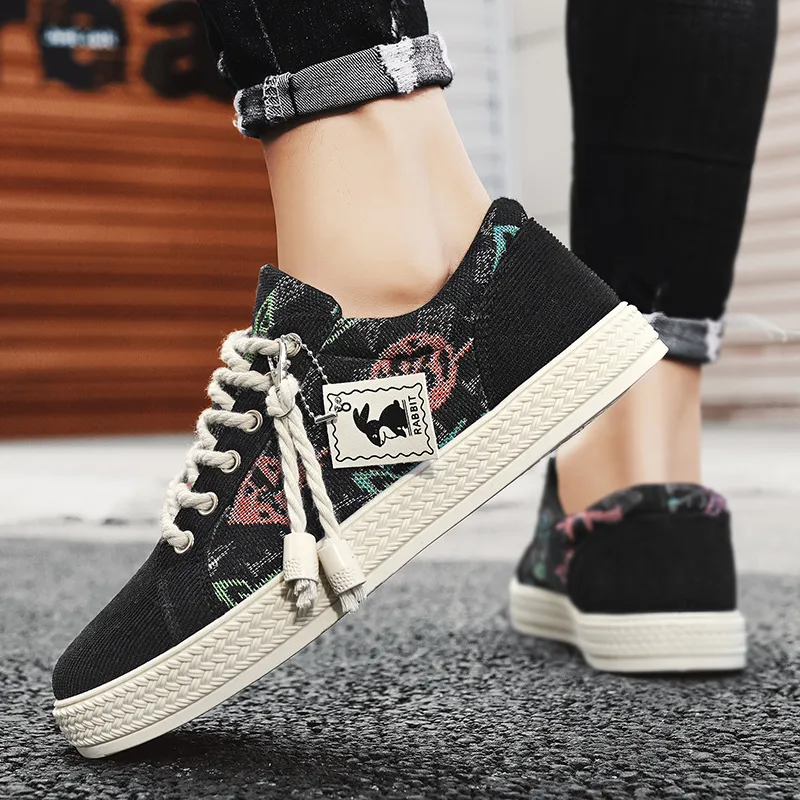 CAMOSI Anti-Slip Wear-Resistant Low-Top Skateboard Shoes Unisex-11