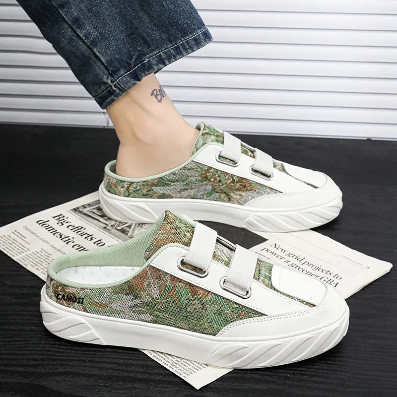 CAMOSI Abrasion Resistant Wrap toe Slippers Unisex-15