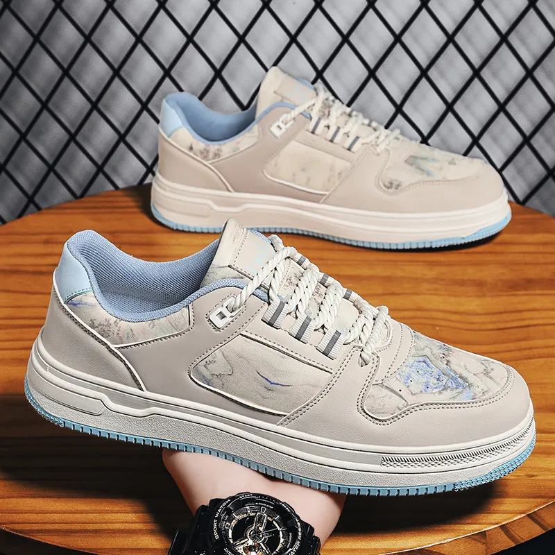 CAMOSI Abrasion-Resistant Low-Top Skateboard Shoes Men's-15