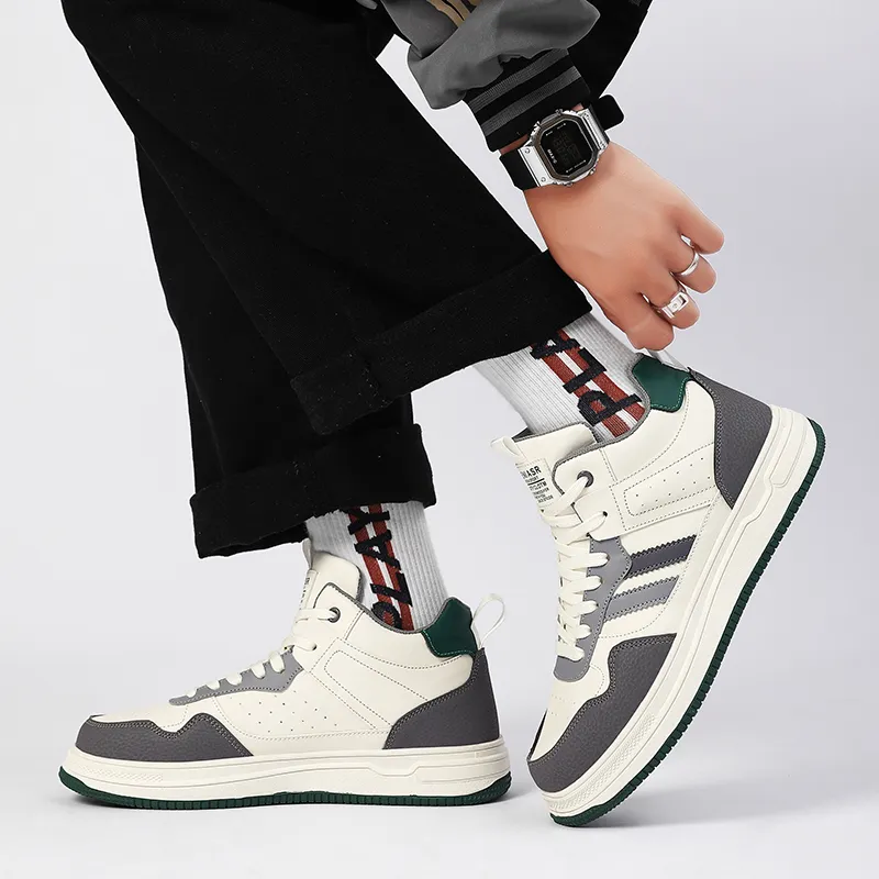 CAMOSI Wear-Resistant High-Top Casual Shoes Unisex-21