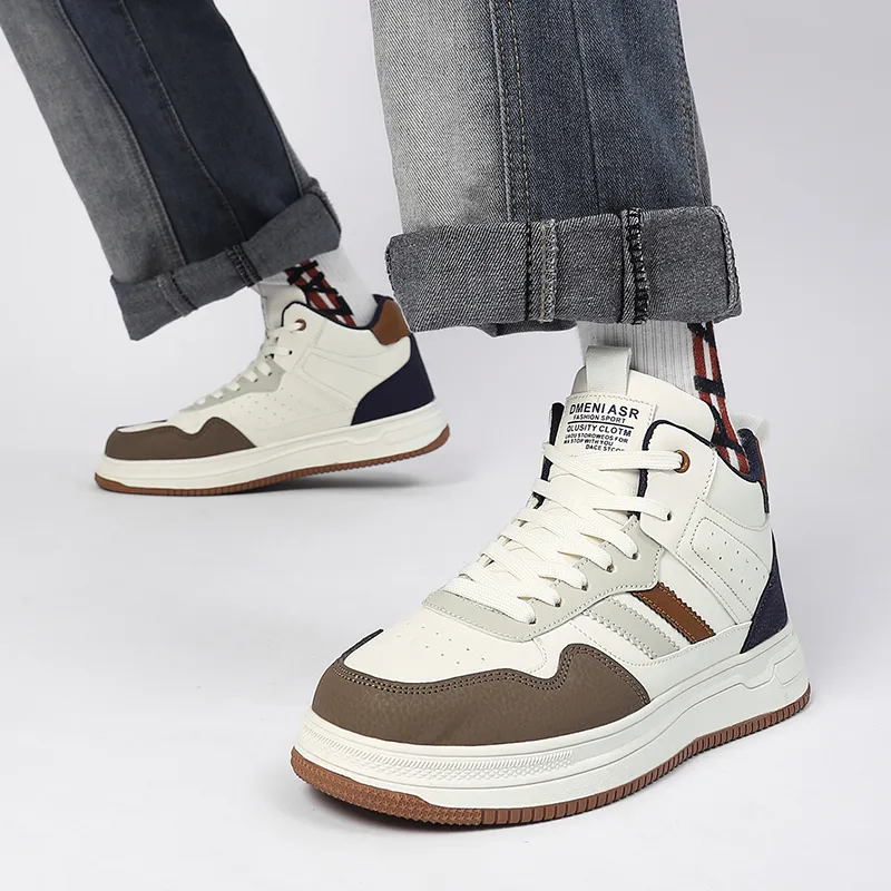 CAMOSI Wear-Resistant High-Top Casual Shoes Unisex-10