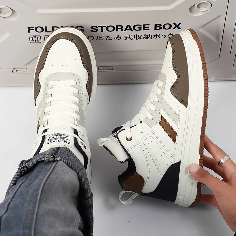 CAMOSI Wear-Resistant High-Top Casual Shoes Unisex-3