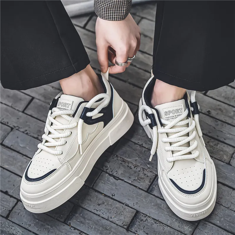 CAMOSI Slip Resistant Water Resistant Low Top Skateboard Shoes Men's-1