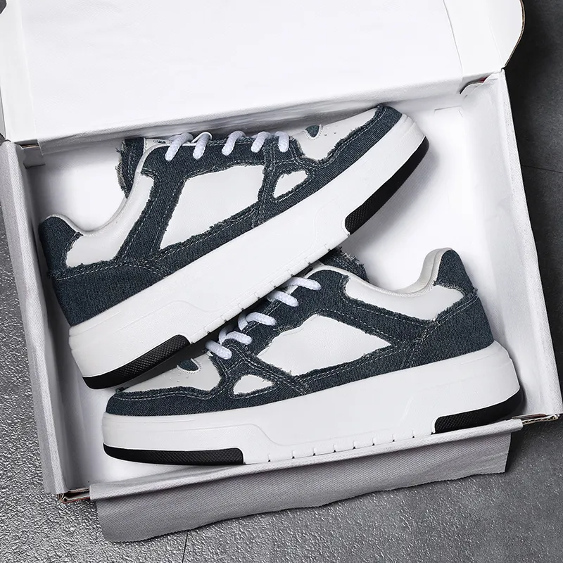 CAMOSI Breathable Lightweight Height Increasing Low-Top Casual Shoes Men's-29