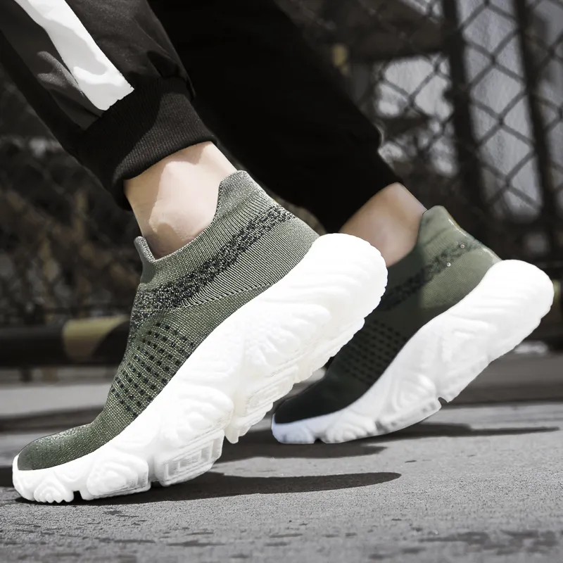 CAMOSI Abrasion Resistant Breathable Height Increasing Low Top Casual Shoes Unisex-4