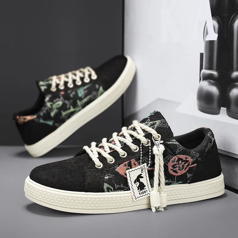 CAMOSI Anti-Slip Wear-Resistant Low-Top Skateboard Shoes Unisex-12